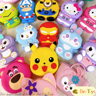 Túi đựng lì xì cho bé gái chất liệu silicone túi đựng lì xì cho bé trai túi đeo chéo cho bé nhiều mẫu hoạt hình Bee Toys