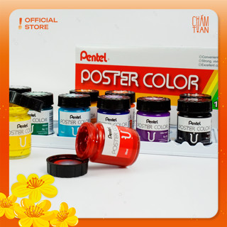[Chấm Than] Màu PENTEL Poster Color 30ml ( lẻ nhiều màu )