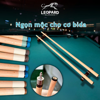 Ngọn gỗ mộc cho cơ bida - Ren 5/16-18 dễ thay thế - Gỗ sồi trắng chịu va đập tốt - LEOPARD BILLIARDS