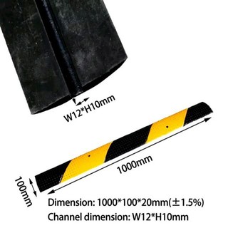  Gờ giảm tốc   1000×100×20mm và  500×100×20mm dùng cho xe máy xe mô tô ô tô.GỜ  GIẢM TRƠN TRƯỢT  RAM DỐC DỐC HẦM 