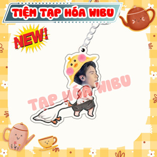 ( MUA TỪ 2 SP ) Móc Khoá Keychain Acrylic Quang Hùng MasterD Ghép Mặt Chibi Cute Dễ Thương Quà Tặng Fans