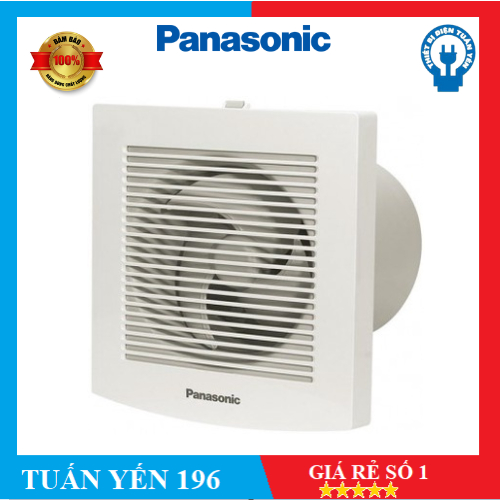 Quạt hút âm tường Panasonic FV-10EGS2 công suất 5.5W, lỗ khoét 12cm - Hàng chính hãng