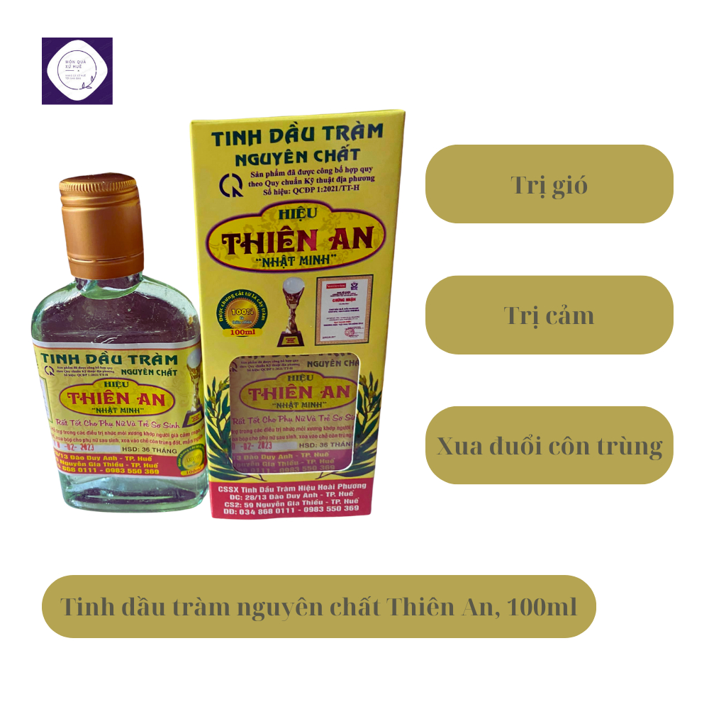 Tinh dầu tràm nguyên chất Thiên An 100ml