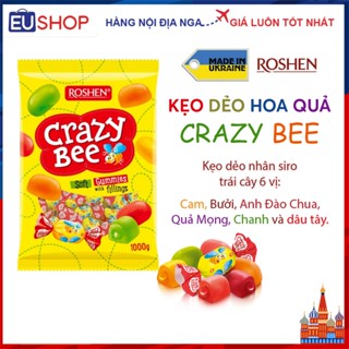  Kẹo dẻo mix 6 vị nhân mứt hoa quả Roshen Crazy Bee 