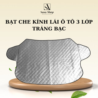 Tấm Bạt Che Nắng Kính Lái Ô Tô 4 Lớp Tráng Bạc – Chống Nóng Mùa Hè, Che Nắng Xe Hơi, Xe Ô Tô Chắn Nhiệt Kính Trước