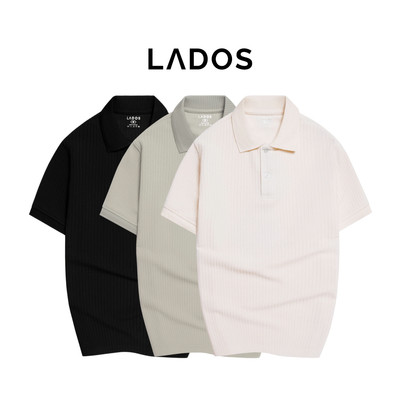 [OUTLET - KHÔNG ĐỔI TRẢ] Áo thun polo nam ngắn tay LADOS-9196 chất thun xốp cao cấp vân xoắn form basic trẻ trung