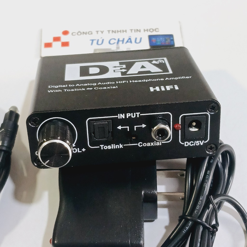 Bộ quang Optical Audio Converter Digital to Analog (Bộ chuyển âm thanh cáp quang Optical)