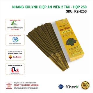  Nhang khuynh diệp An Viên 2 tấc  hộp 250 cây  - K2H250 