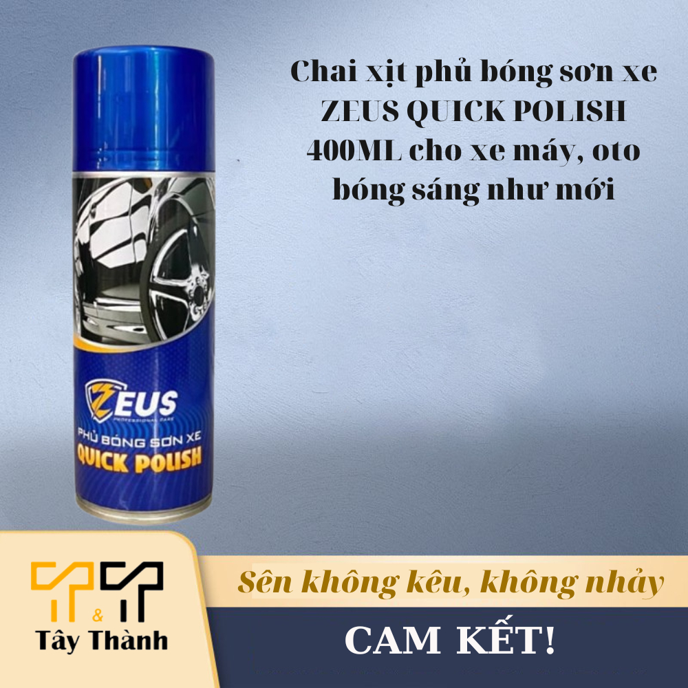 Phủ bóng sơn xe Zues