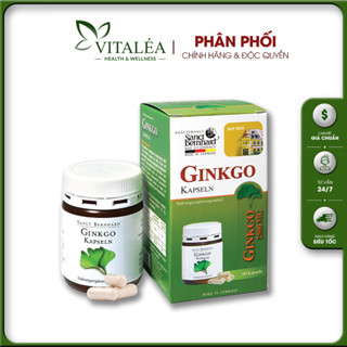 Viên uống bổ não, tăng tuần hoàn não Ginkgo Kapseln Sanct Bernhard Đức (60 Viên)