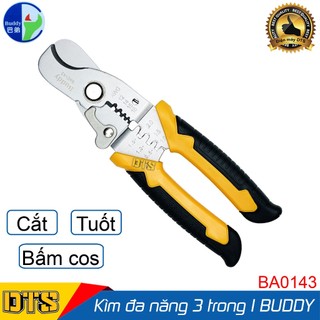 Kìm cắt dây đa năng cao cấp nhật bản 3 trong 1 buddy ba0143 175mm - standard japan