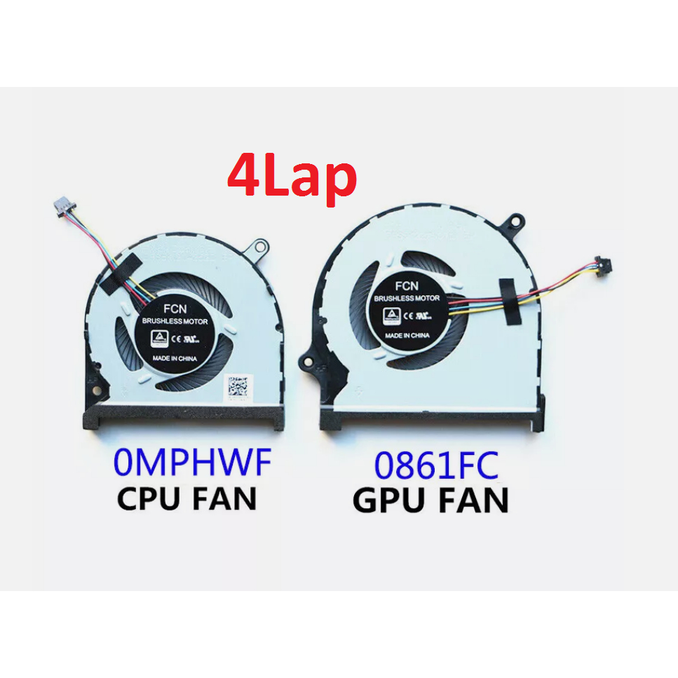 Thay FAN Quạt Tản Nhiệt CPU - GPU Laptop Dell INSPIRON 7590 7591 P83F