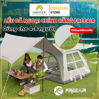 Lều cắm trại tự bung chính hãng FreeAir dành cho 4-8 người, lều dã ngoại du lịch camping gấp gọn