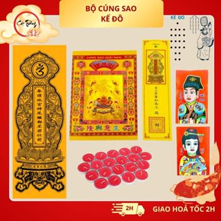 Bộ Cúng Sao Giải Hạn Kế Đô (Nam - Nữ) Đầy Đủ Bài Vị, Nến Và Văn Khấn