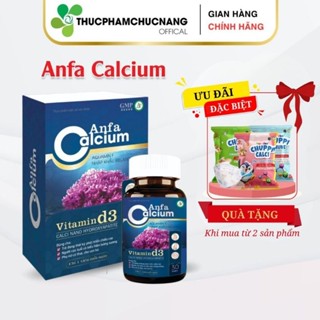(AF) Canxi hữu cơ cho bà bầu và người thiếu hụt canxi - Anfa Calcium ANFAS (lọ 30v).