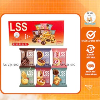 Bánh Quy Socola LSS, Bánh quy bơ phủ socola thơm ngon, bánh cookies socola - Ăn Vặt 492