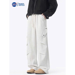 Quần ống rộng nam nữ PHỐI CHÉO TÚI HỘP chất vải gió lụa Hàn dáng suông tôn dáng 2 màu đen, trắng xám siêu đẹp