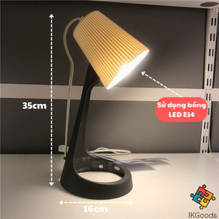 Đèn bàn led đọc sách, làm việc Svallet IKEA
