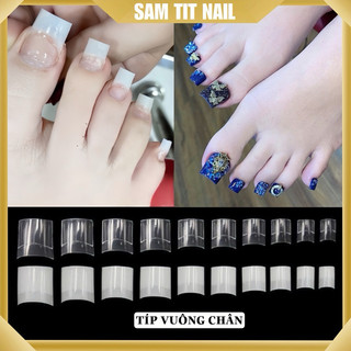  Móng nối chân vuông vức không cần mài dũa  500 móng  