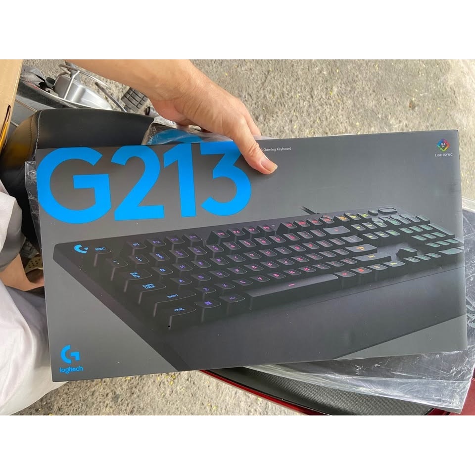 Bàn phím gaming có dây Logitech G213 Prodigy - RGB, Full size chính hãng