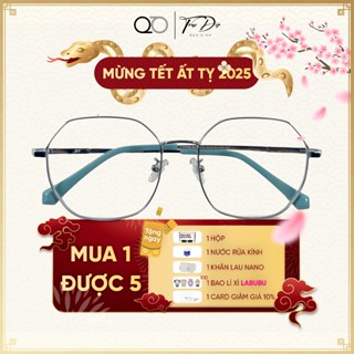 Gọng Kính Thời Trang Unisex,Kính Kim Loại Titan Siêu Dẻo, Phù Hợp Với Nhiều Dáng Mặt - TĐBK 05