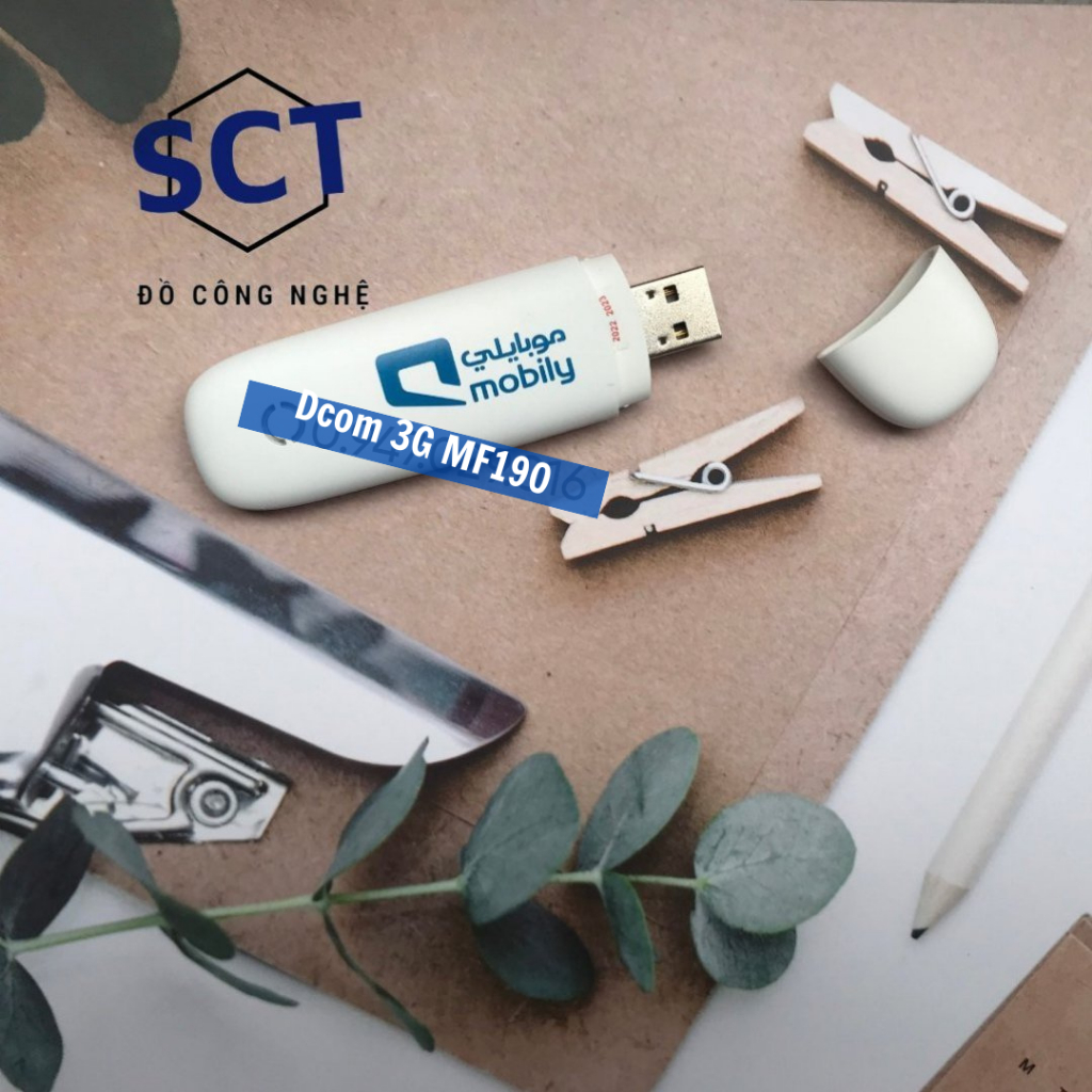 USB Dcom 3G đa mạng Vinaphone MF190  Vinaphone, Viettel, Mobifone