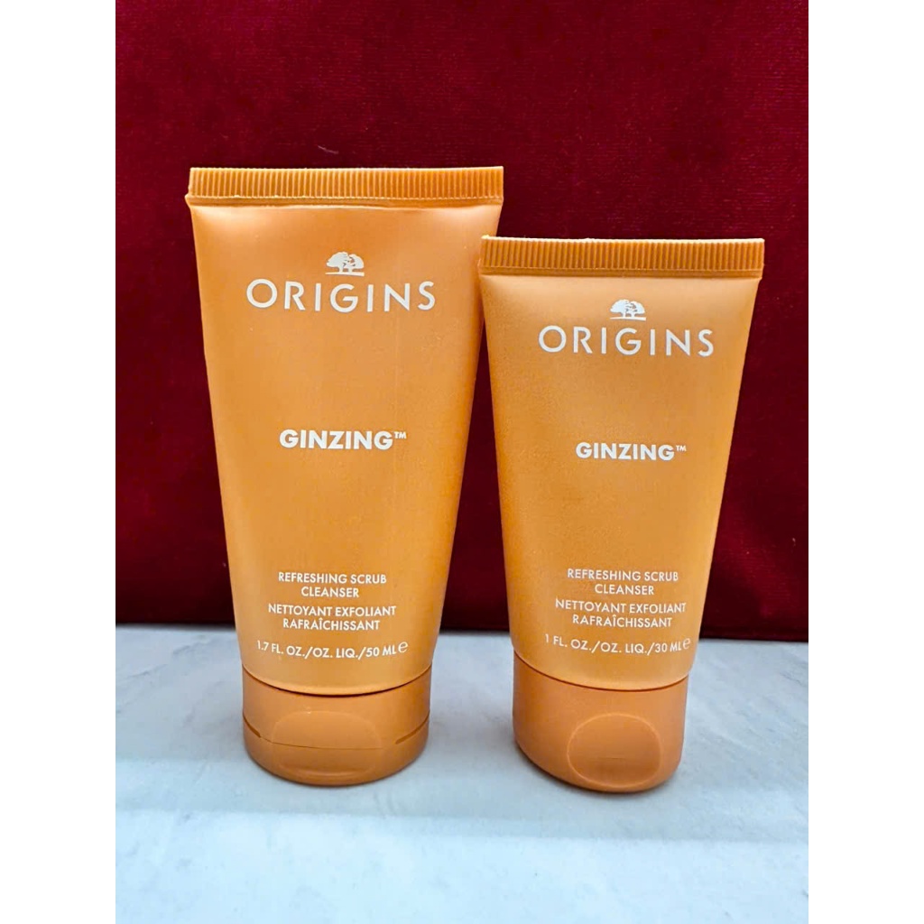 sữa rửa mặt tẩy tế bào chết  Origins GinZing™ Refreshing Scrub Cleanser