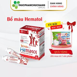 BỔ MAU HEMATOL TW Hanopharco, bổ sung sắt, axit folic cho bà bầu, người thiếu sắt.