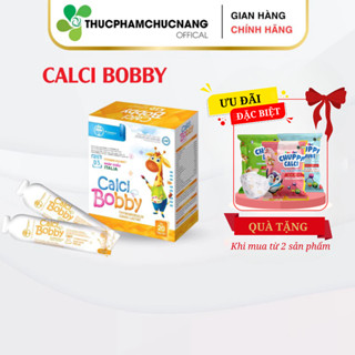 Canxi hữu cơ cho bé CANXI BOBBY TW Hanopharco, L Lysine, D3K2, giúp xương và răng chắc khỏe, phát triển chiều cao