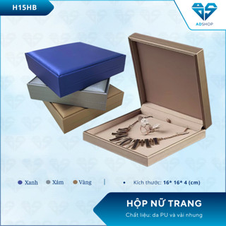 HỘP ĐỰNG BỘ NỮ TRANG, KHUYÊN TAI, VÒNG, DÂY CHUYỀN, NHẪN - HỘP ĐỰNG TRANG SỨC SANG TRỌNG (H15-HB)
