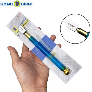 Dao cắt kính tự động cấp dầu C-Mart A0115 2-19mm, dao cắt kiếng đa năng cắt thuỷ tinh, gạch men đầu xoay 360°