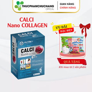 (HT) Canxi hữu cơ cho mẹ bầu Calci Nano Collagen HUTA PHAR (30v) bổ sung cho người thiếu hụt canxi