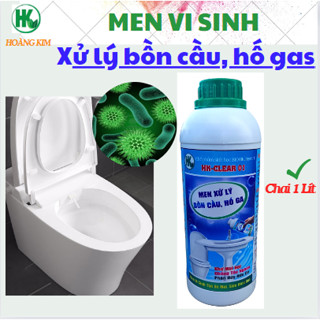 Men Vi Sinh Hoàng Kim Xử Lý Bồn Cầu, Hồ Cá, BỂ PHỐT CHAI 1L/ Xử Lý Mùi Hôi Bằng Men Sinh Học