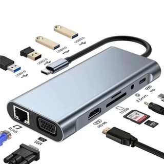 HUB Type C và HUB USB 3.0 tốc độ cao TEKKIN cổng chia usb mở rộng kết nối chuyển đổi cho máy tính PC điện thoại