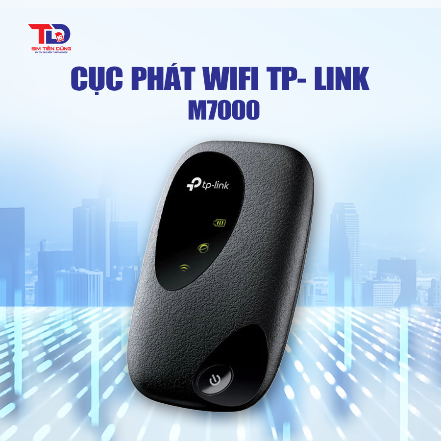 Cục Phát Wifi TP- Link M7000 Và M7200 Phát Từ Sim 4G Cho 10 Thiết Bị Cùng Lúc