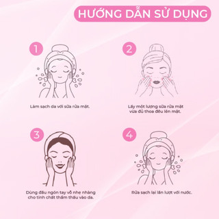 Sữa Rửa Mặt 3W Clinic Hàn Quốc 100ml – Làm Sạch Sâu, Dưỡng Ẩm, Sáng Da