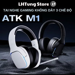 [SẴN GIAO] Tai nghe không dây gaming ATK Mercury M1 | 3 mode | Dây | Bluetooth | 2.4Ghz