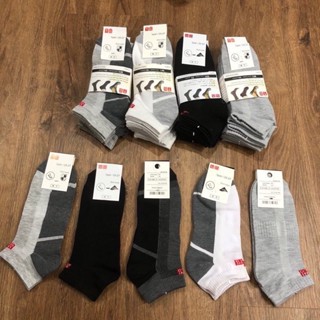 Set 5 Đôi Tất Nam Cổ Ngắn Chất Liệu Kháng Khuẩn Chống Hôi Chân Hàng Xuất Dư T.U