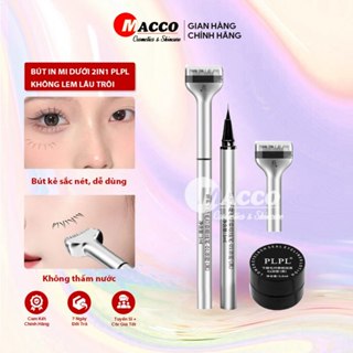 Bút In Mi Dưới Kèm Con Dấu In Mực Rõ Nét, Tặng Kèm Bút Kẻ Mắt Siêu Mảnh Sắc Nét, Không Lem Trôi Và Không Thấm Nước MACCO