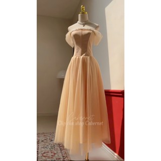 D236 Cabernet Esta Dress đầm dáng dài cúp ngực, tùng xòe bồng nhiều sang chảnh đi chơi đi tiệc