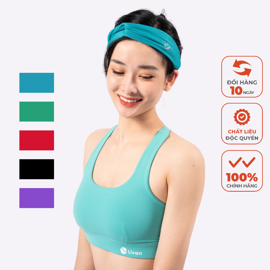 Băng Đô Cài Tóc Thể Thao Livan Yowin Nhiều Màu Sắc Ngẫu Nhiên