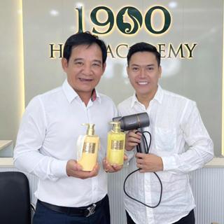 (TẶNG MÁY SẤY) Cặp Dầu Gội Ủ Cao Cấp 1900 Hair Salon 1000ml