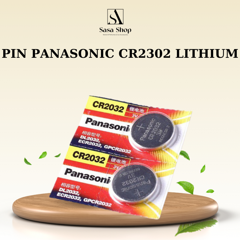 Pin Panasonic CR2032 3V Lithium - Pin cúc khuy áo