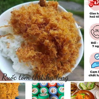 Ruốc Tôm thịt Hạ Long Quảng Ninh siêu ngon, bé nào cũng mê. Hộp 500gr