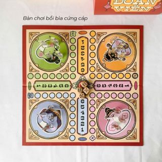 Bộ trò chơi trí tuệ cờ cá ngựa Crabit đồ chơi dành cho nhóm bạn Cờ Đua Rắn Game 2025