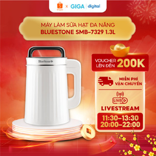 Máy làm sữa hạt đa năng BlueStone SMB-7329 1.3L - Công suất 1000W - 8 chương trình nấu tiện lợi - Hiển thị tiếng Việt
