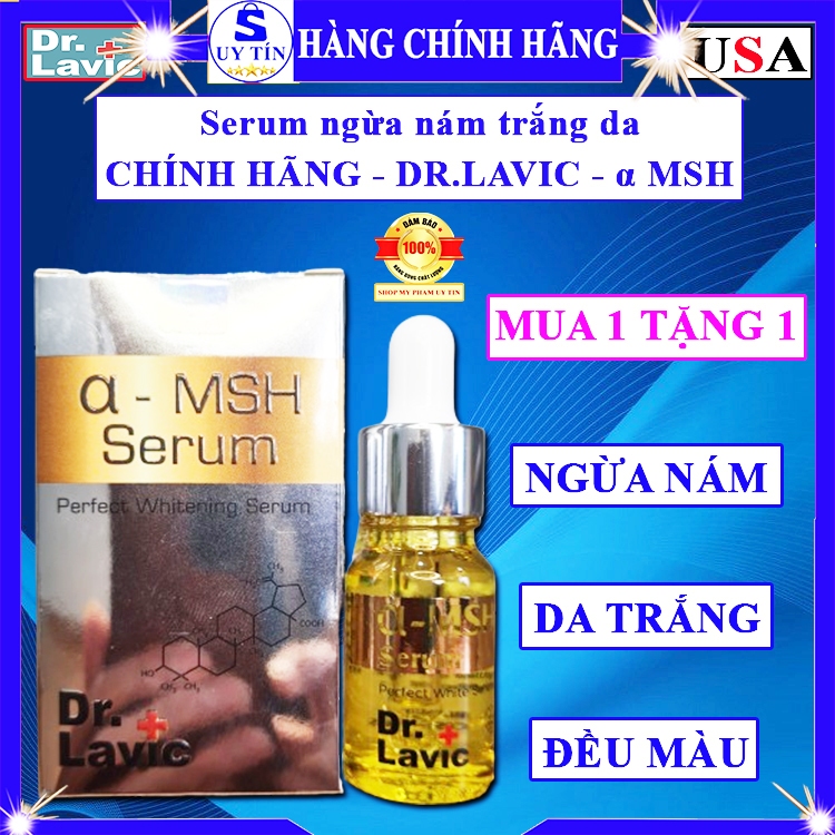 Tinh chất ngừa nám trắng da a MSH Dr.lavic chính hãng drlavic giảm thâm nám tàn nhang dr lavic serum