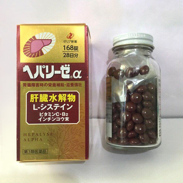 Viên uống bổ gan Hepalyse Alpha - viên uống giải độc gan, tốt cho gan 168 viên Nội Địa Nhật Bản