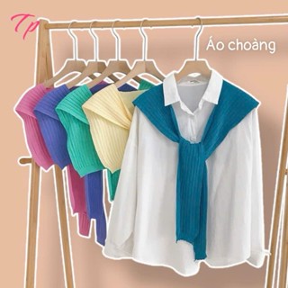Khăn choàng cổ đan len áo phong cách Hàn Quốc - Áo choàng áo sơ mi