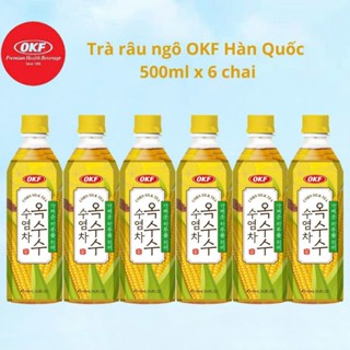 Trà râu ngô OKF Hàn Quốc 500ml x 6chai